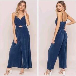 Astr Deep Blue Jumpsuit size xs